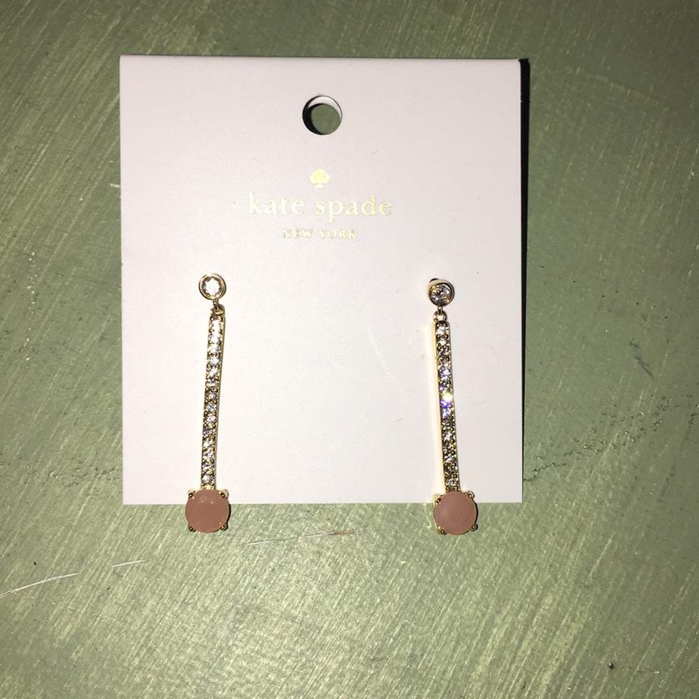 Late spade earrings.